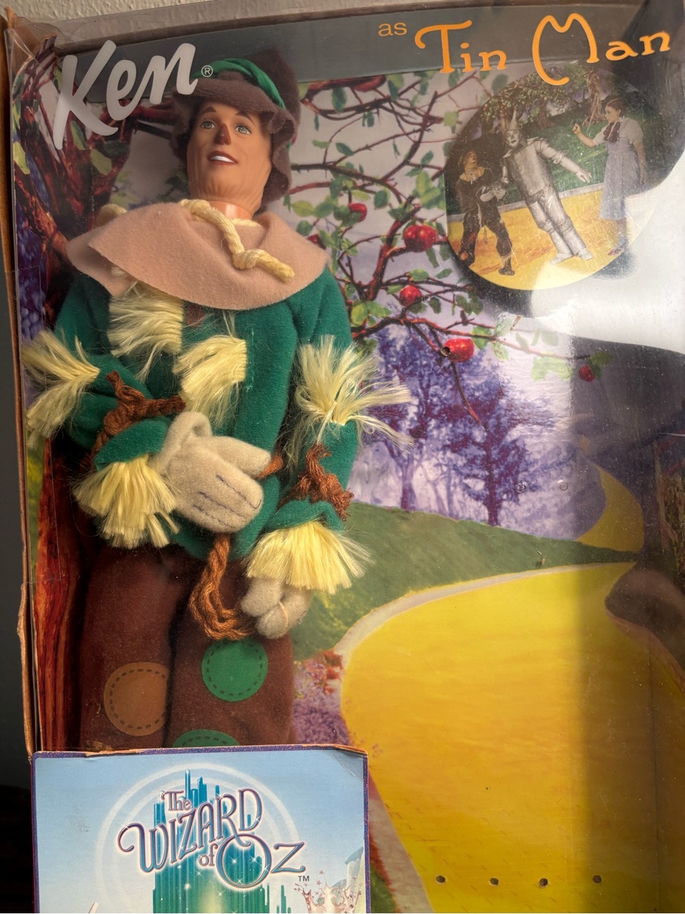 Barbie Ken Tin Man Costume Doll in Green, Brown, Yellow